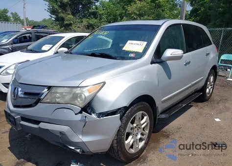 2009 Acura Mdx Technology Package из США, поврежденный, VIN 2HNYD28669H511842